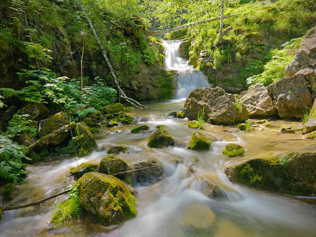 Водопад Климентий, Юмагузинское водохранилище, Башкортостан