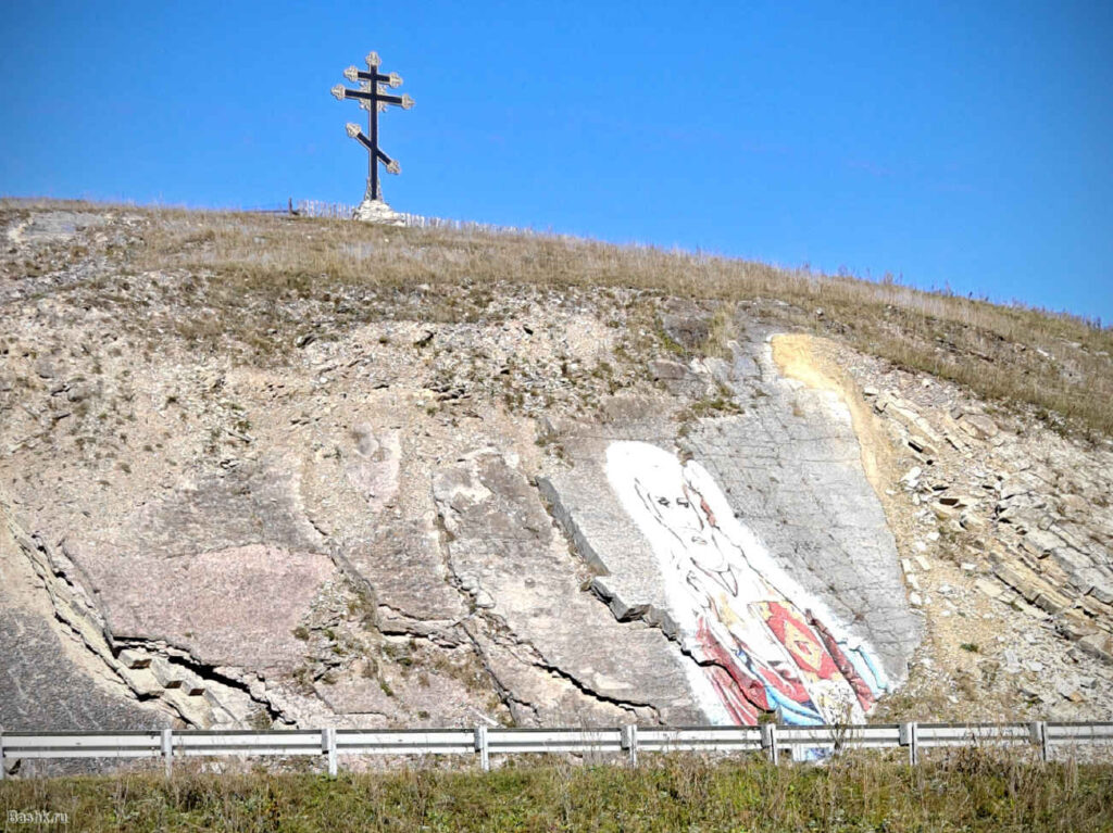 Крест и икона, Кага, Башкирия