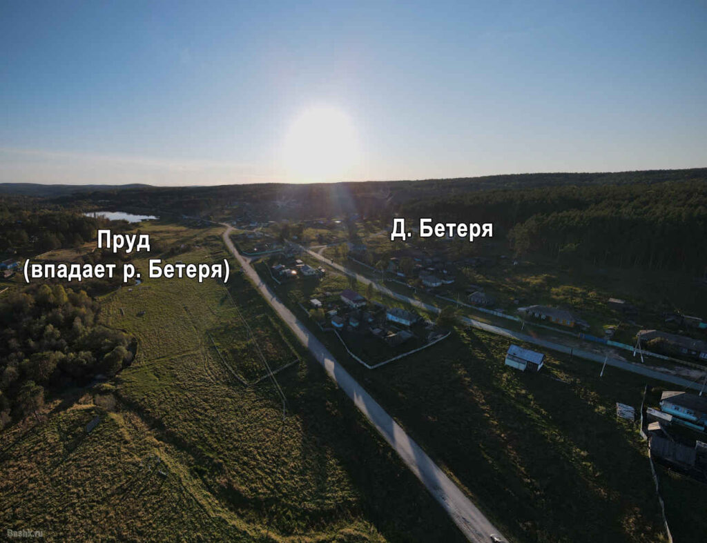 Карта, деревня Бетеря, Баймакский район