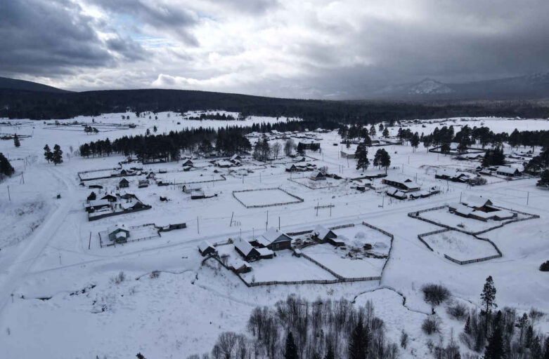 Село Верхнеаршинский, Башкирия, Вид сверху.