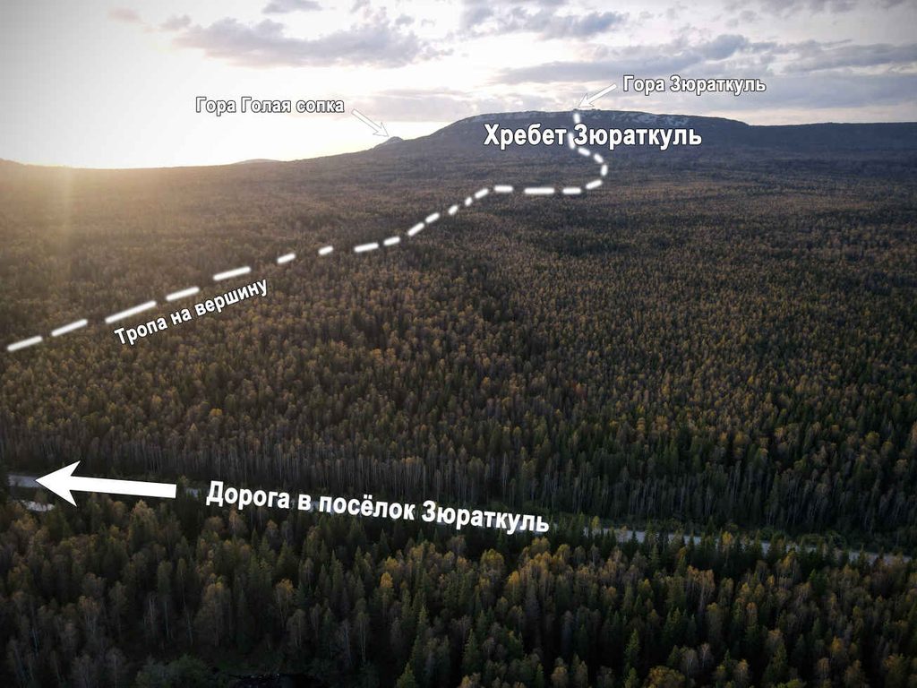 Хребет Зюраткуль и Голая сопка, национальный парк, Челябинская область